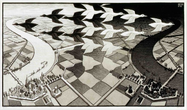 Day and Night - M.C. Escher, 1938