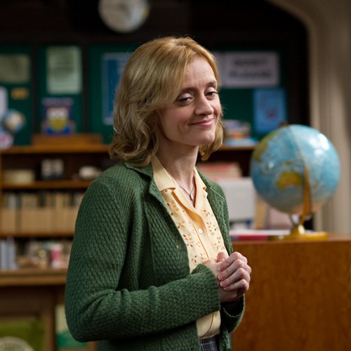Anne-Marie Duff as Lucy the librarian