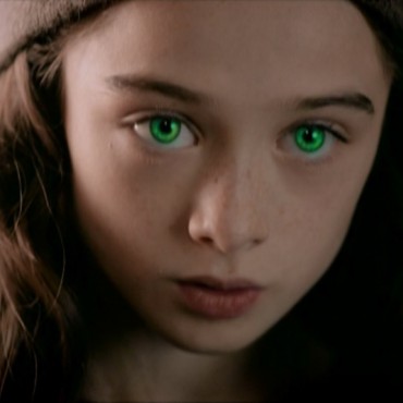 Molly's hypnotic stare - still from the movie