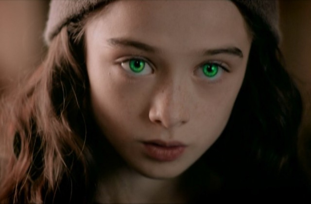 Molly's hypnotic stare - still from the movie